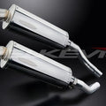 Delkevic 14" Stainless Oval Mufflers - Honda ST1300 2003-2015 Exhaust