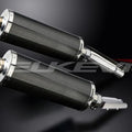 Delkevic 14" Carbon Oval Mufflers - Honda CB900F 2002-2007 Exhaust