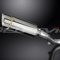Delkevic Honda VFR1200 High Mount Mini 8" Stainless Round Muffler 2010-2015
