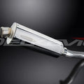 Delkevic 14” Stainless Steel Oval Muffler Slip On - Honda CB500F 2013-2018