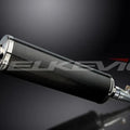 Delkevic 18" Carbon Oval Muffler Exhaust - Honda Silver Wing FSC600 2002-2014