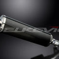 Delkevic 18" Carbon Oval Muffler Slip On - Honda NC700X ABS 2011-2017