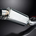 Delkevic 9" Stainless Oval Muffler - Honda CB1300 Super Four 2003-2010 Exhaust