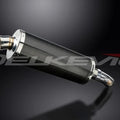 Delkevic 14" Carbon Muffler - Kawasaki Ninja 650 06-11 Versys 650 07-14 Exhaust