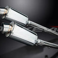 Delkevic 9" Stainless Oval Slip On Mufflers - Kawasaki ZX-14 2012-2021 Exhaust