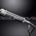 Delkevic 14" Carbon Round Muffler - Kawasaki Versys 1000 2015-2018 Exhaust