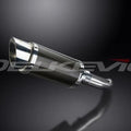 Delkevic 8" Mini Carbon Fiber Round Slip On Muffler - Suzuki SV650 17-20 Exhaust