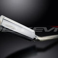 Delkevic 14” Stainless Oval Slip On Muffler - Yamaha YZF-R1 2002-2003 Exhaust