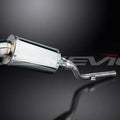 Delkevic 9" Stainless Oval Slip On Muffler - Yamaha XT225 1986-2007 Exhaust