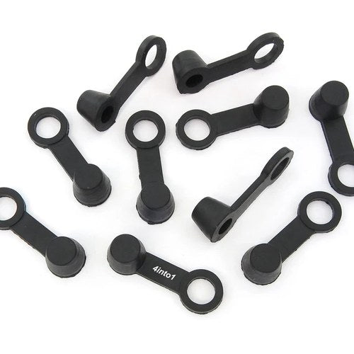 10 Pack - Unversal Bleeder Valve / Screw Cap Zerk Fitting Rubber Dust Covers