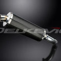 Delkevic 14" Carbon Oval Slip On Muffler - Yamaha Fazer 8 FZ8 2010-2015 Exhaust