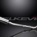Delkevic Complete 2-1 Exhaust 9" Stainless Oval Muffler - Yamaha FZ-07 MT-07