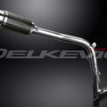 Delkevic 8" Carbon Fiber Round Muffler - Triumph Sprint ST 1050 - 08-12 Exhaust
