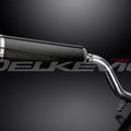Delkevic 18" Carbon Oval Muffler - Triumph Tiger Explorer 1200 - 12-21 Exhaust