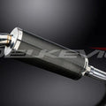 Delkevic 14" Carbon Fiber Oval Stubby Muffler - BMW F800S/ST - 2006-2014 Exhaust