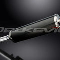 Delkevic 18" Carbon Fiber Oval Muffler - BMW F650GS F700GS F800GS Exhaust
