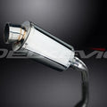 Delkevic 9" Stainless Oval Slip On Muffler - Yamaha YZF-R3 2015-2021 Exhaust