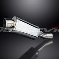 Delkevic 9" Stainless Oval Muffler - Triumph Street Triple 675 - 13-16 Exhaust