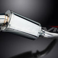 Delkevic 9" Stainless Steel Oval Muffler - Triumph Sprint 955i RS - 04 Exhaust