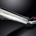 Delkevic 18" Stainless Oval Muffler - Yamaha YZF600R Thundercat - 95-07 Exhaust