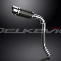 Delkevic 8" Carbon Fiber Round Slip-On Muffler - Honda CBR1000RR - 06-07 Exhaust