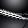 Delkevic 14" Stainless Steel Round Muffler - Honda CB500F - 13-18 Exhaust