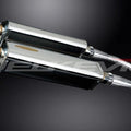 Delkevic 17" Stainless Steel Tri-Oval Mufflers - Honda CB900 - 2002-2007 Exhaust