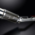 Delkevic 8" Carbon Fiber Round Muffler - Suzuki GSX750F Katana - 98-06 Exhaust
