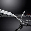 Delkevic 14" Stainless Steel Oval Muffler - Suzuki DL650 V-Strom - 04-11 Exhaust