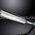 Delkevic 18" Stainless Oval Muffler - Suzuki GSX-R1000K1-K2 - 01-02 Exhaust