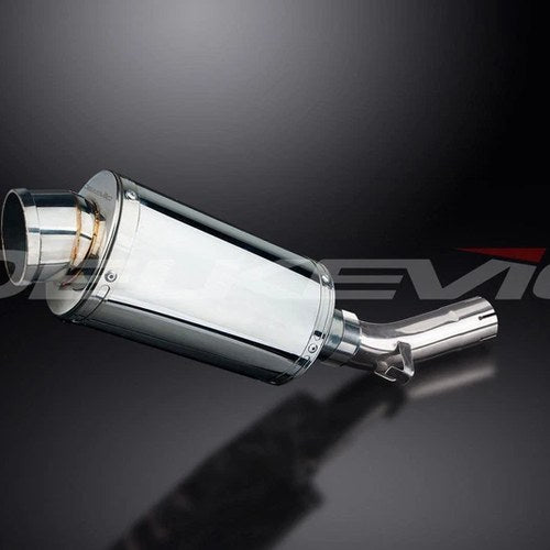 Delkevic 9" 'Stainless Oval Muffler - Suzuki GSX-S1000F ABS - 2016-2020 Exhaust