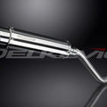 Delkevic 14" Stainless Steel Round Muffler - Suzuki DR650SE - 1996-2017 Exhaust