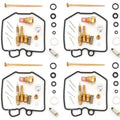 Set of 4 Deluxe Carburetor Rebuild Kits - Honda GL1100 Gold Wing Goldwing 80-83