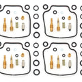 Set of 4 Deluxe Carburetor Rebuild Kits - Honda CB650SC - Nighthawk 1983-1985