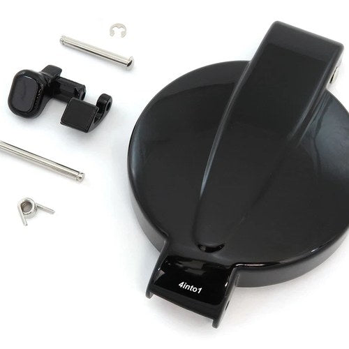 Black Gas Tank Cap & Latch Honda CB350 CB360 CB450 CB400F CB500 CB550 CB750