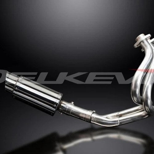 Delkevic Full 2-1 Exhaust System 8" Muffler - Kawasaki Ninja 650 2012-2016