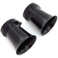 2 Pack Universal Black Carburetor Air Filter Velocity Stack 50mm Motorcycle Cafe
