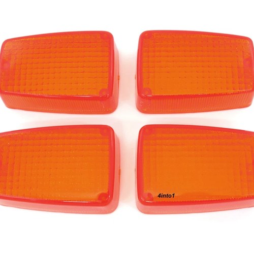 Honda Turn Signal Lens Set - 33402-431-782 - Amber - GL500 CB750 CB900F GL1100