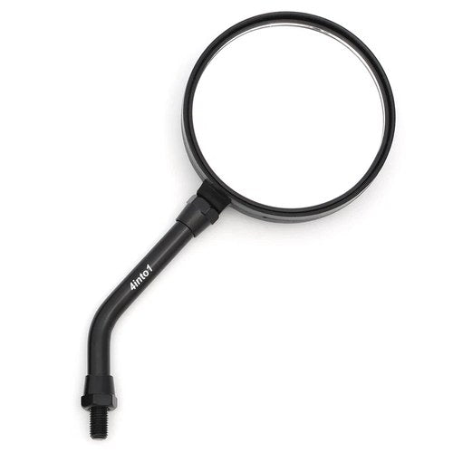 Universal Black Round Motorcycle / ATV Mirror - 10MM Honda Kawasaki Suzuki