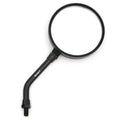 Universal Black Round Motorcycle / ATV Mirror - 10MM Honda Kawasaki Suzuki