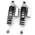 Silver & Black Remote Reservoir Shocks - Eye To Eye - 340mm 350mm for Yamaha