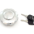 Locking Chrome Gas Cap - Honda CB100 CB175 CB77 CB350 CL350 XL350 CB450 CL450