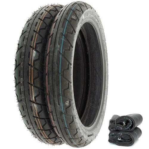 Irc Durotour RS-310 Tire Set - Honda CB350/360/400F CL/CJ360 - Tires and Tubes