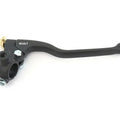 Kawasaki Motorcycle GP Drum Brake Lever Assembly w/ Mirror Mounts - Black - 7/8"