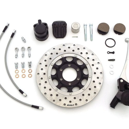 Ultimate Performance Front Brake Kit - Clear Lines - Honda CB450K CB500 CB550F