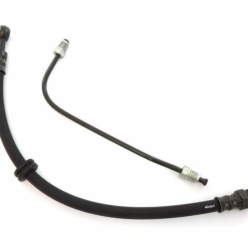 Lower Brake Hose Kit - Honda CB450K CB500 CB550 CB750 - Metal Pipe + Rubber Hose