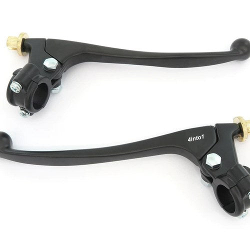Yamaha Lever Perch Assembly Set - Clutch + Drum Brake - Black - 7/8" - Universal