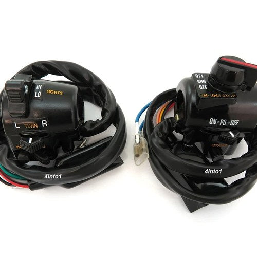 Handlebar Control Switch Assemblies - Left & Right - Kawasaki KZ900 Z1
