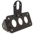 Flat Side Mount License Plate & Tail Light Bracket - Horizontal or Vertical