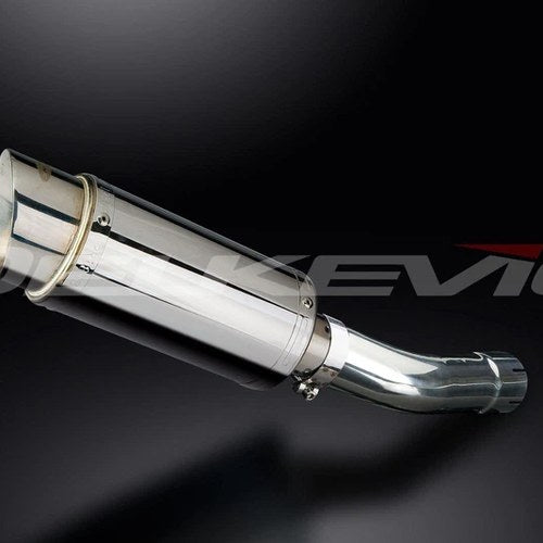 Delkevic 8" Stainless Steel Muffler - Suzuki GSX650F Katana - 07-16 Exhaust